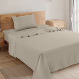 4-Piece Deep Pocket Bed Sheets Set – Ultra Soft & All-Season Comfort