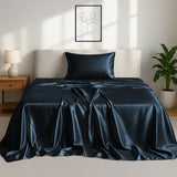 Silky Soft 4-Piece Satin Sheet Set | Deep Pocket | Wrinkle-Free Easy Care Bedding