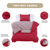 3-Piece Reversible Comforter Set