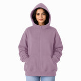 Cloud Zip Oversized Hoodie – Lux Decor