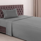 3-Piece Deep Pocket Bed Sheets Set, Ultra Soft, styled on a bed – Lux Decor
