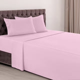 4-Piece Deep Pocket Bed Sheets Set, Ultra Soft, styled on a bed – Lux Decor