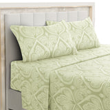 4-Piece Paisley Design Bed Sheet Set | Deep Pocket | Flat, Fitted & Pillowcases