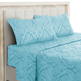 4-Piece Paisley Design Bed Sheet Set | Deep Pocket | Flat, Fitted & Pillowcases