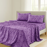 4-Piece Paisley Design Bed Sheet Set | Deep Pocket | Flat, Fitted & Pillowcases