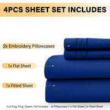 Premium 6-Piece Deep Pocket Bed Sheets Set
