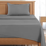 3-Piece Deep Pocket Bed Sheets Set, Ultra Soft, styled on a bed – Lux Decor