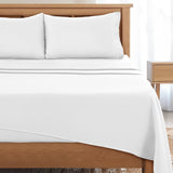 4-Piece Deep Pocket Bed Sheets Set – Ultra Soft & All-Season Comfort
