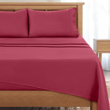 4-Piece Deep Pocket Bed Sheets Set – Ultra Soft & All-Season Comfort