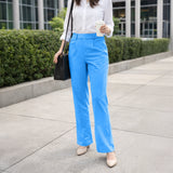 Women’s Stretch Work Pants on a model – Lux Decor
