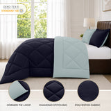 3-Piece Reversible Comforter Set