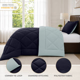 3-Piece Reversible Comforter Set