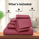 6-Piece 1800 Series Premium Sheets Set