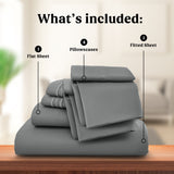 6-Piece 1800 Series Premium Sheets Set