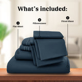 6-Piece 1800 Series Premium Sheets Set