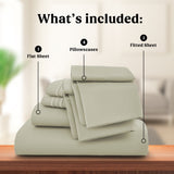 6-Piece 1800 Series Premium Sheets Set