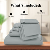 6-Piece 1800 Series Premium Sheets Set