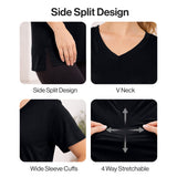 Women’s Stretch Performance T-Shirt features and benefits – Lux Decor