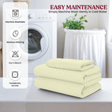 4-Piece Deep Pocket Bed Sheets Set – Ultra Soft & All-Season Comfort