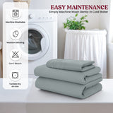 4-Piece Deep Pocket Bed Sheets Set – Ultra Soft & All-Season Comfort
