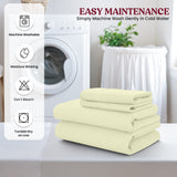 4-Piece Deep Pocket Bed Sheets Set – Ultra Soft & All-Season Comfort