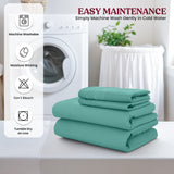 4-Piece Deep Pocket Bed Sheets Set – Ultra Soft & All-Season Comfort