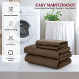 4-Piece Deep Pocket Bed Sheets Set – Ultra Soft & All-Season Comfort