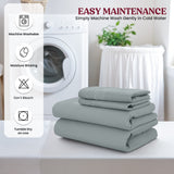 4-Piece Deep Pocket Bed Sheets Set – Ultra Soft & All-Season Comfort