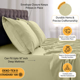 Premium 6-Piece Deep Pocket Bed Sheets Set