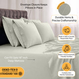 Premium 6-Piece Deep Pocket Bed Sheets Set