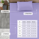 4-Piece Deep Pocket Bed Sheets Set – Ultra Soft & All-Season Comfort