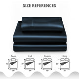 Silky Soft 4-Piece Satin Sheet Set | Deep Pocket | Wrinkle-Free Easy Care Bedding