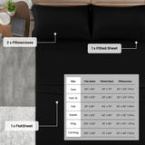 4-Piece Deep Pocket Bed Sheets Set – Ultra Soft & All-Season Comfort