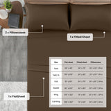 4-Piece Deep Pocket Bed Sheets Set – Ultra Soft & All-Season Comfort