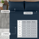 4-Piece Deep Pocket Bed Sheets Set – Ultra Soft & All-Season Comfort