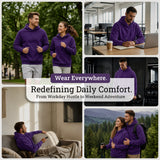 Oversized Pullover Hoodie on a model – Lux Decor