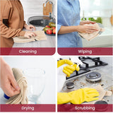 100% Cotton Kitchen Towels (Set of 6) | Terry Cloth | 16x26 inches