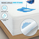 Waterproof Mattress Protector | Soft, and Breathable Encasement Cover