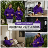 Oversized Pullover Hoodie on a model – Lux Decor