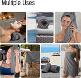 6 Pack Bath Towel Set 100% Cotton Bathroom Towel Set