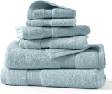 6 Pack Bath Towel Set 100% Cotton Bathroom Towel Set