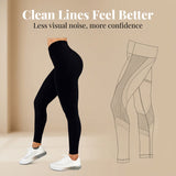 Black Women’s High-Waist Seamless Sports Leggings – Lux Decor