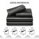 Silky Soft 4-Piece Satin Sheet Set | Deep Pocket | Wrinkle-Free Easy Care Bedding