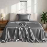 Silky Soft 4-Piece Satin Sheet Set | Deep Pocket | Wrinkle-Free Easy Care Bedding