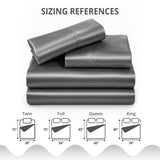 Silky Soft 4-Piece Satin Sheet Set | Deep Pocket | Wrinkle-Free Easy Care Bedding
