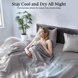 4-Piece 100% Organic Bamboo Viscose Sheet Set