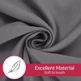 Set of 2 Thermal Blackout Curtains for Bedroom and Living Room