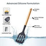35-Piece Silicone Cooking Utensils Set with Storage Holder | BPA-Free, Dishwasher Safe, Heat Resistant