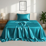 Silky Soft 4-Piece Satin Sheet Set | Deep Pocket | Wrinkle-Free Easy Care Bedding