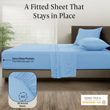 4-Piece 100% Organic Bamboo Viscose Sheet Set